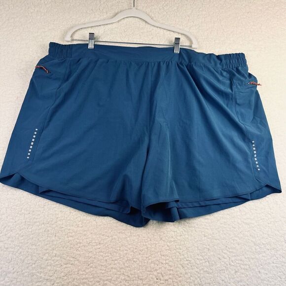 Women's Alaskan Hardgear Outer Limit Shorts With Liner Deep Water Blue Size 3X - Picture 1 of 8